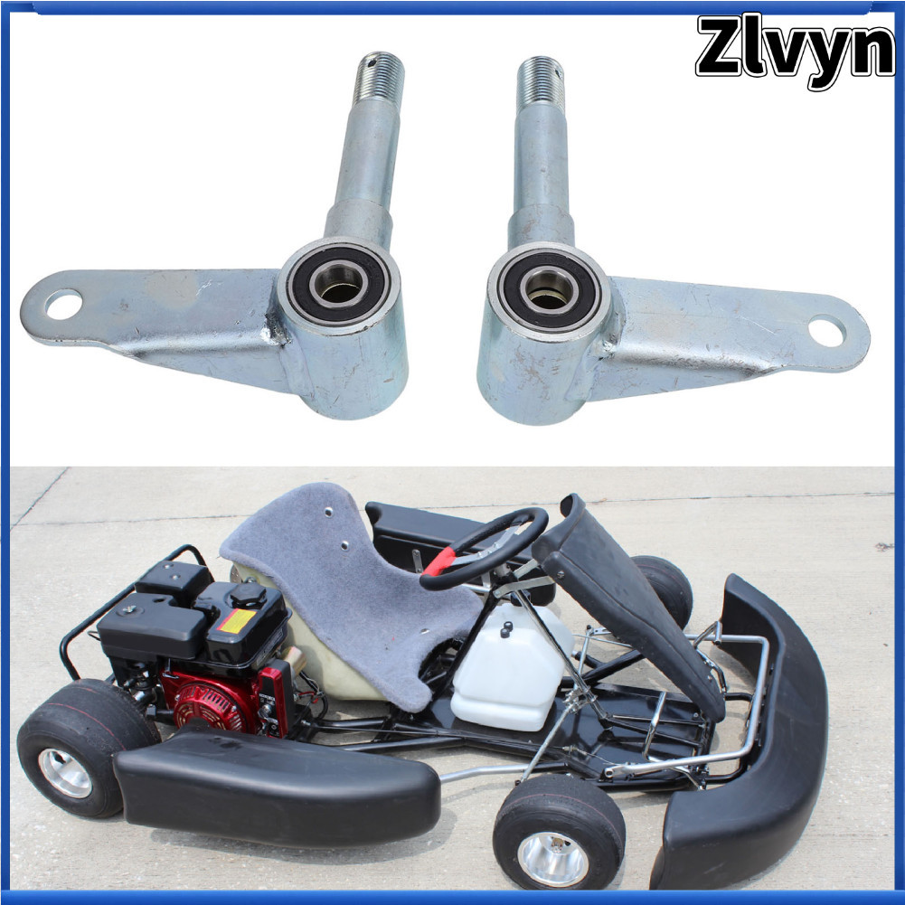 Zlvyn-br Eixo da junta do suporte de direção dianteiro Acouto 12 mm de diâmetro do eixo M15 Rosca adequada para kart