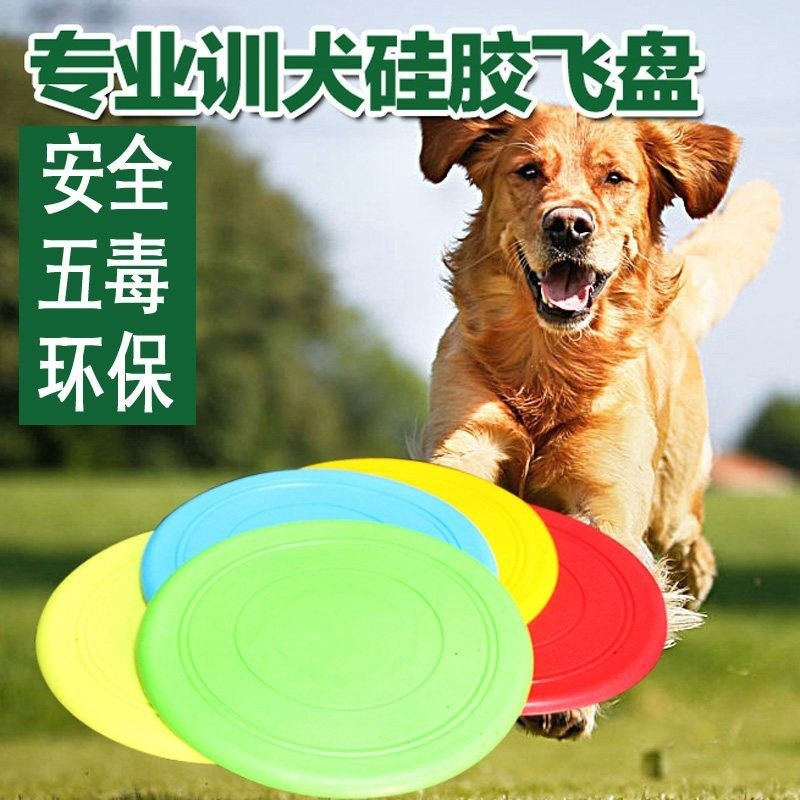 Cão frisbee lado pastor Golden Retriever Teddy cão de estimação dedicado frisbee mordida-resistente treinamento frisbee 