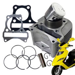 Kit Motor Cilindro Pistão Suzuki An 125 Burgman 2011 At 2019