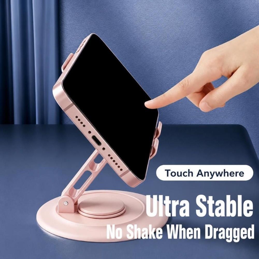 Suporte De Telefone , Resistente Dobrável , Viagem De Metal Portátil Ajustável Universal Estável