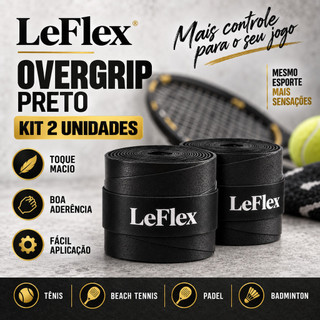 Kit 2x Overgrip Fita Premium Cabo Raquete Beach Tenis Tennis Padel Badminton Confort Grip…