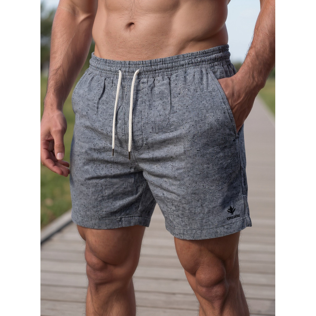 Kit 3 Bermudas Masculinas Linho Elastano Praiana Confortável Verão — Universo dos Achados PRP