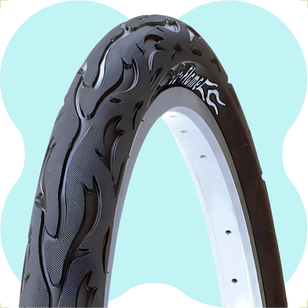 Pneu Aro 29X2.125 Kenda Flame Slick Modelo Fogo Balão Bicicleta Largo Resistente Original