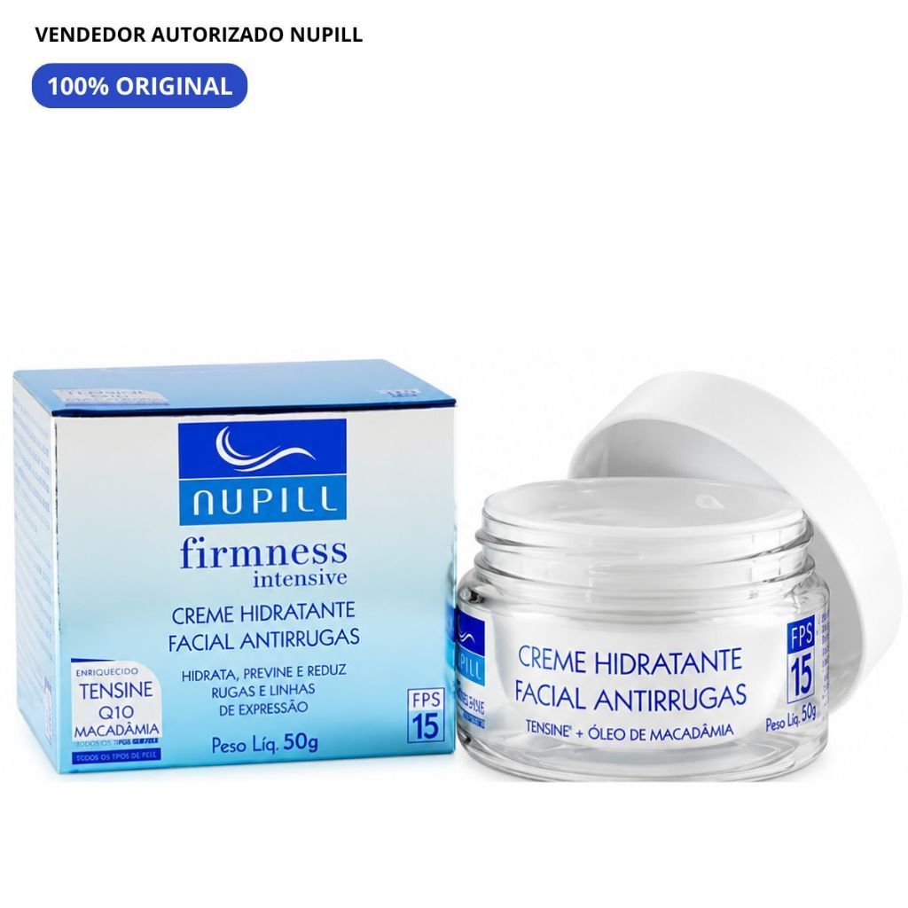 Creme Hidratante Facial Antirrugas Nupill Firmness Intensive Fps 15 50g