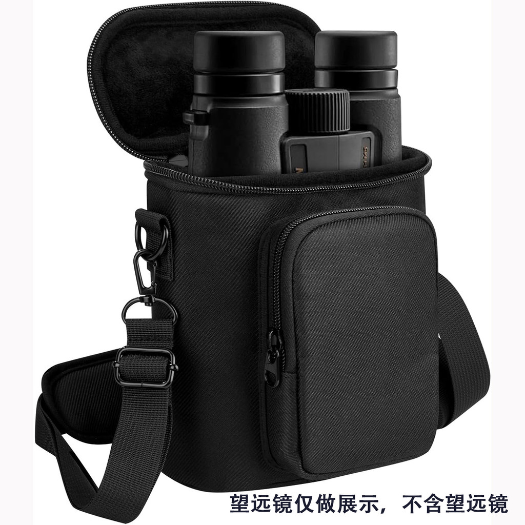 Bolsa de ombro para binóculos ao ar livre, bolsa mensageiro conveniente para armazenamento de câmera, resistente ao desg