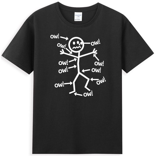 Camiseta Masculina personagem palito frase engraçada confortável divertida estilosa casual tendência verão