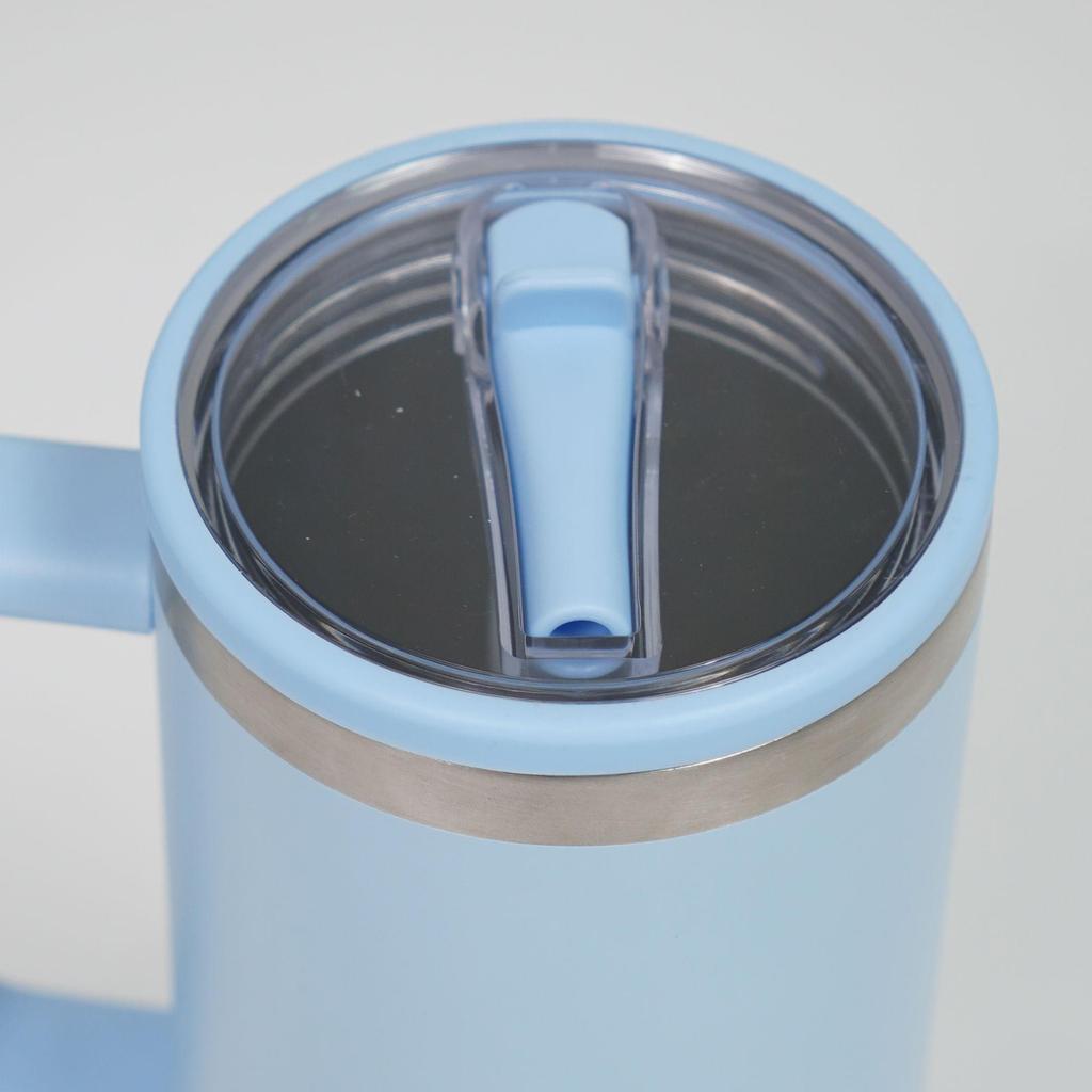 Caneca Térmica Inox Azul Claro 1,2 Litros — imagem 2 de 2