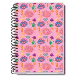 Caderno Universitário 20 M Espiral D'Tales 280 Fls - 285633 - Credeal Capa Dura