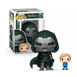 Boneco Funko Pop! Marvel Vingadores Dr Destino com Franklin