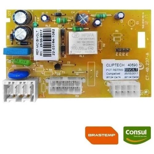 Placa Potência Geladeira Consul W10400474/W10405496 ORIGINAL