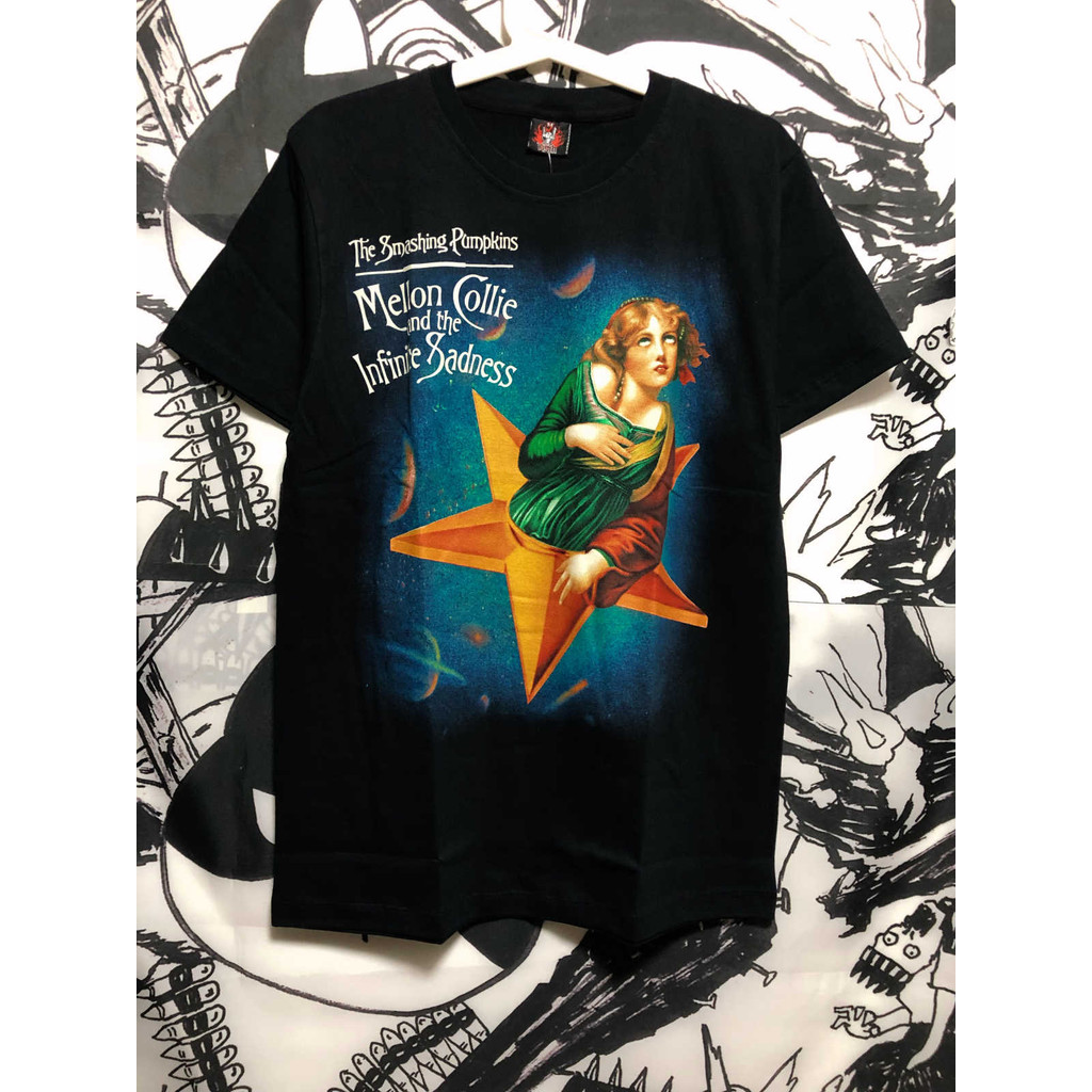 Music.Soul Camiseta Masculina The Smashing Pumpkins Zero | Estética Alternative Rock Unissex em Oferta na Shopee