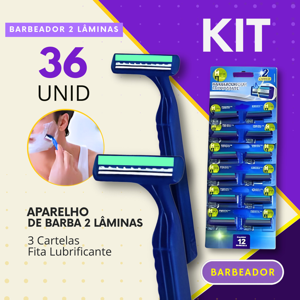 Aparelho de Barbear Descartável 2 Lâminas: Onde Comprar | BuscaProdutos