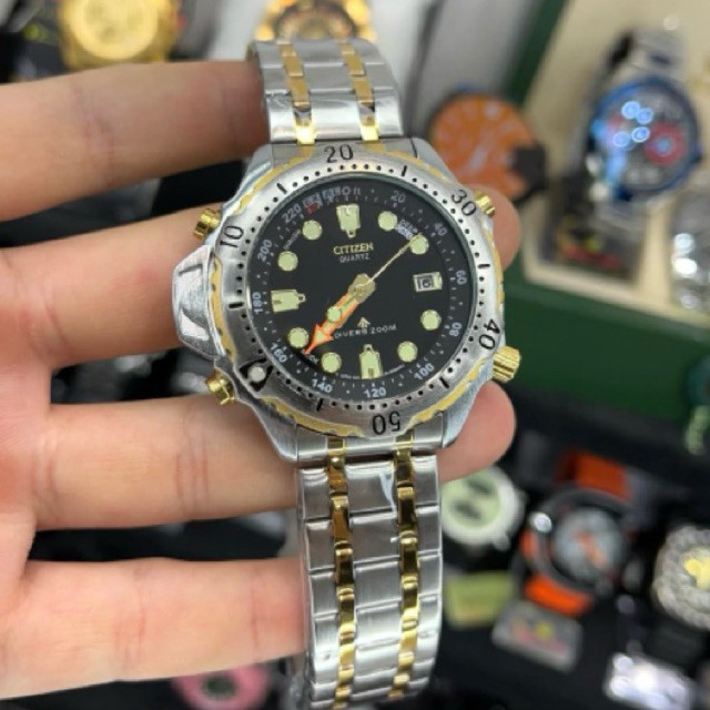 Mega Promoção Relógio Citizen Aqualand Pro-Master Ecodrive 5810 Funcional Esportivo Envio Imediato