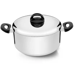 Panela Caçarola Eterna Polida 28 Cm 7,2 L Reforçada - Nigro
