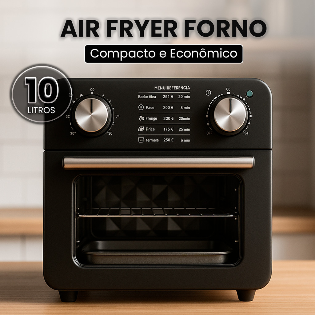Air Fryer Elétrica 12L Sem Óleo