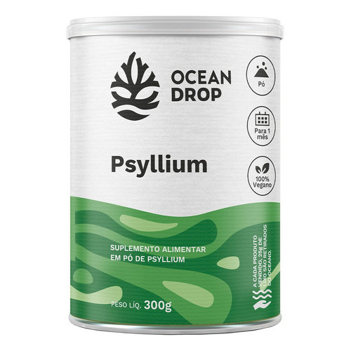 Psyllium Em Pó - Aminoácidos Veganos - 20 Doses. Sabor Sem Sabor