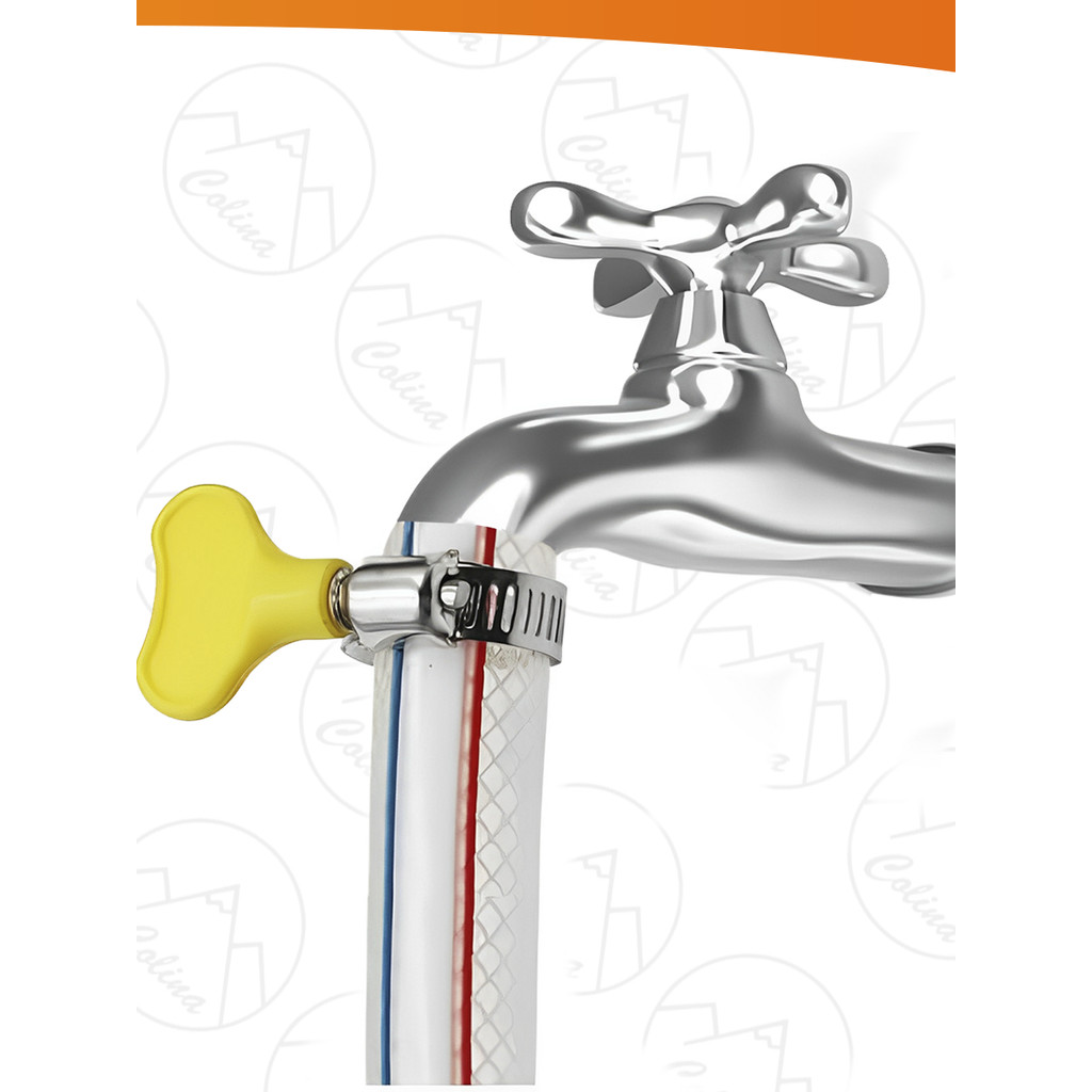 01 Unidade Abraçadeira Borboleta Mangueira Aço Inox Regulável