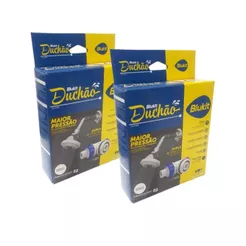 Kit 2 Válvulas Duchão 3/4" e 1.1/2" para Caixa d'água Aumentar pressão chuveiro e torneiras BLUKIT