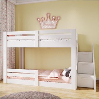 Beliche Montessoriano Star Plus com Grade e Escada Casatema MadeiraOriginals Solteiro em Oferta na Shopee