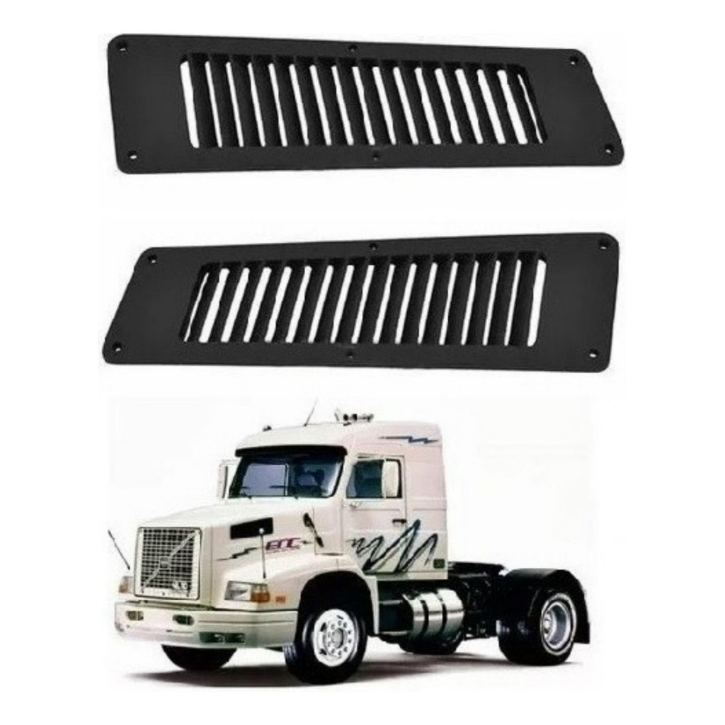 Par Grade Lateral Entrada Ar Capo Volvo Nl10/nl12 - 1664978