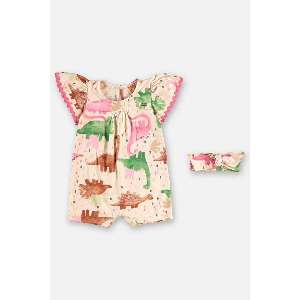 Macaquinho e Faixa Dino para Bebê Up Baby em Oferta na Shopee