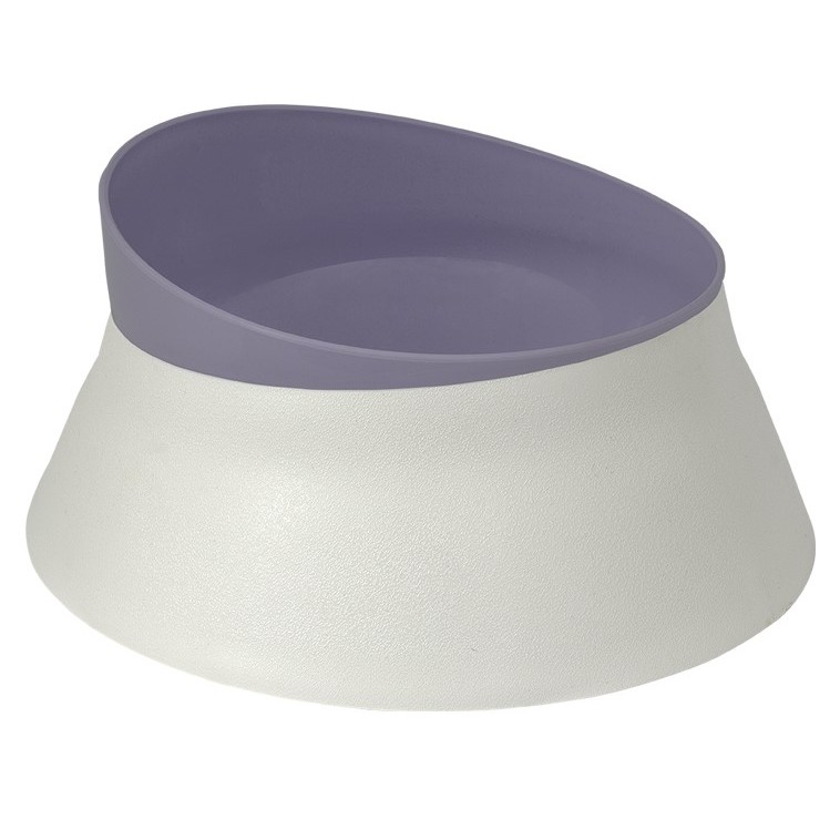 Comedouro GG Lilas P/ Câes E Gatos Familia Estimação