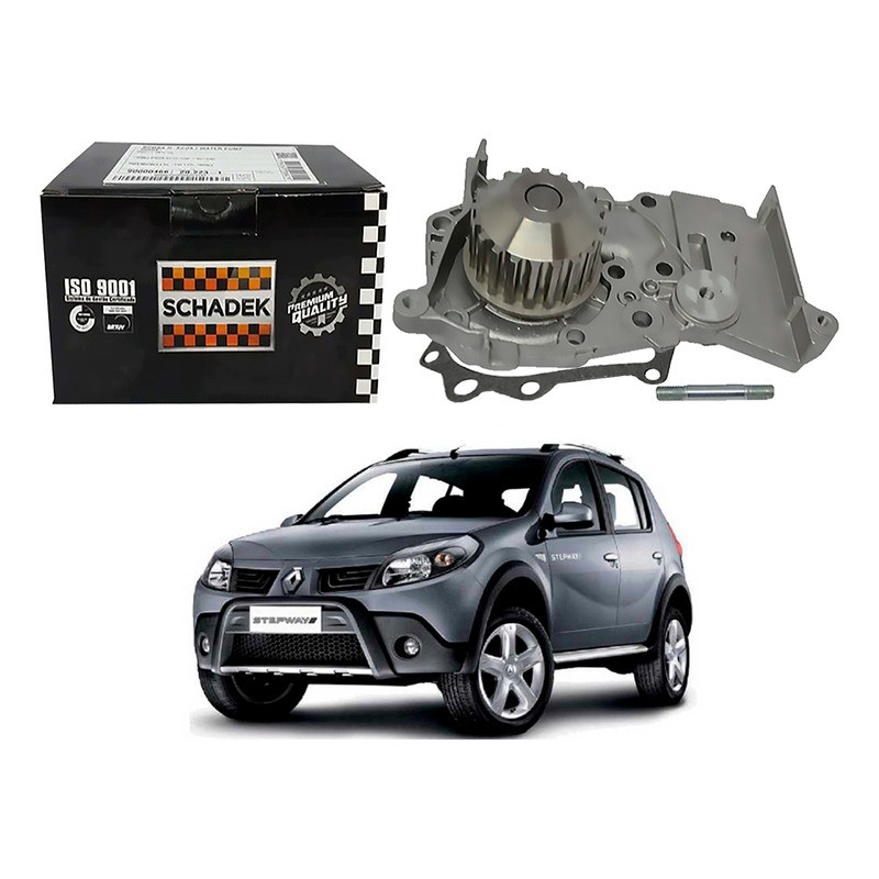 Bomba Dagua Schadek Sandero Stepway 1.6 16v 2007 A 2014