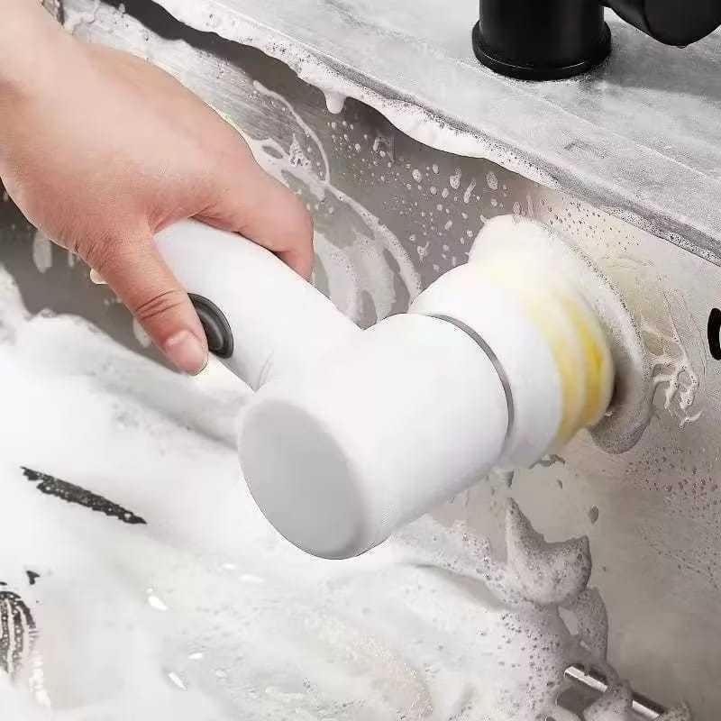 Escova Eletrica de Limpeza 3em 1 Sem Fio Limpador Multiuso Pratico Para Cozinha , Banheiro prático,Pia