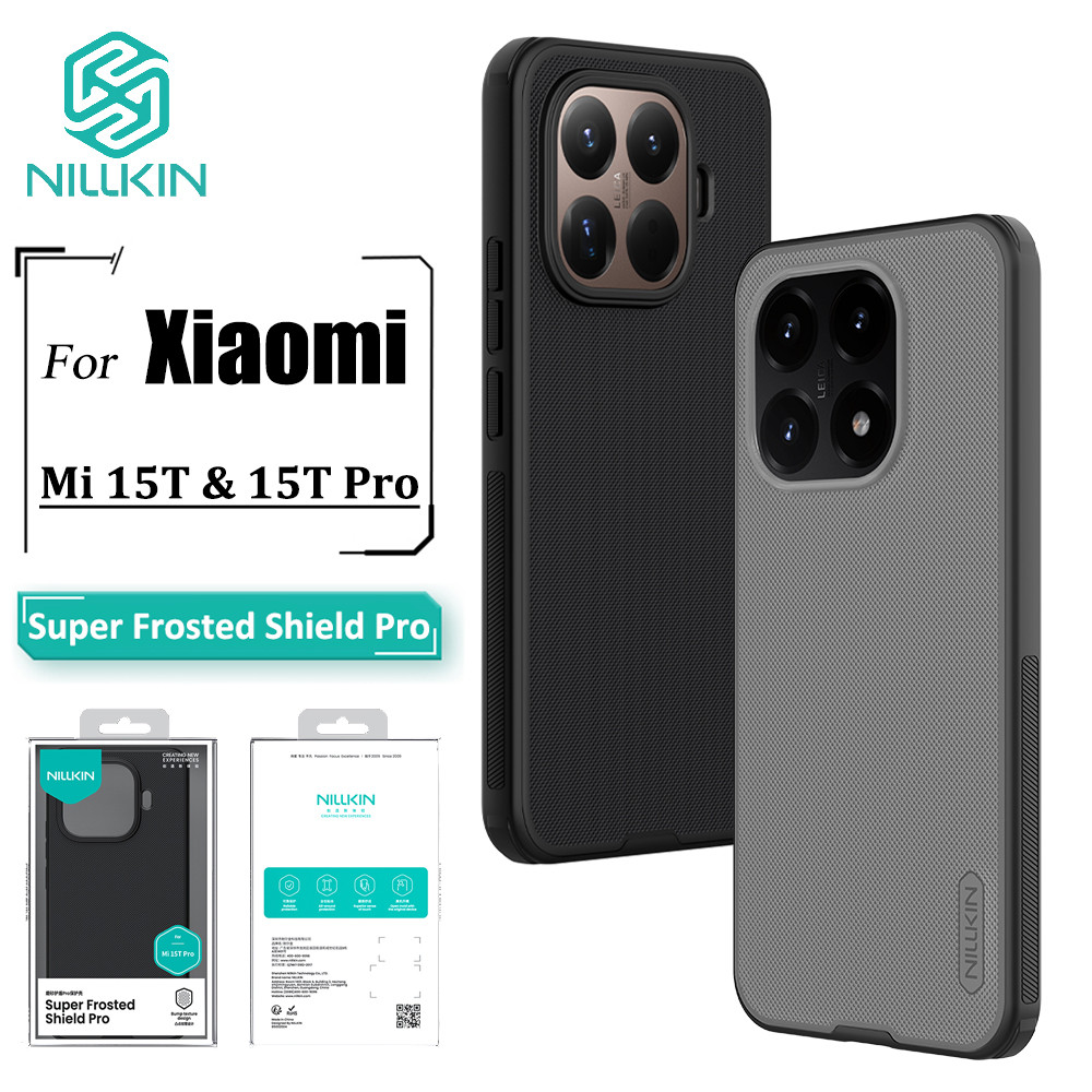 Nillkin Capa Para Xiaomi 15T Pro 15T De Telefone Super Fosco Escudo Anti Impressão Digital Traseira À Prova De Choque em Oferta na Shopee