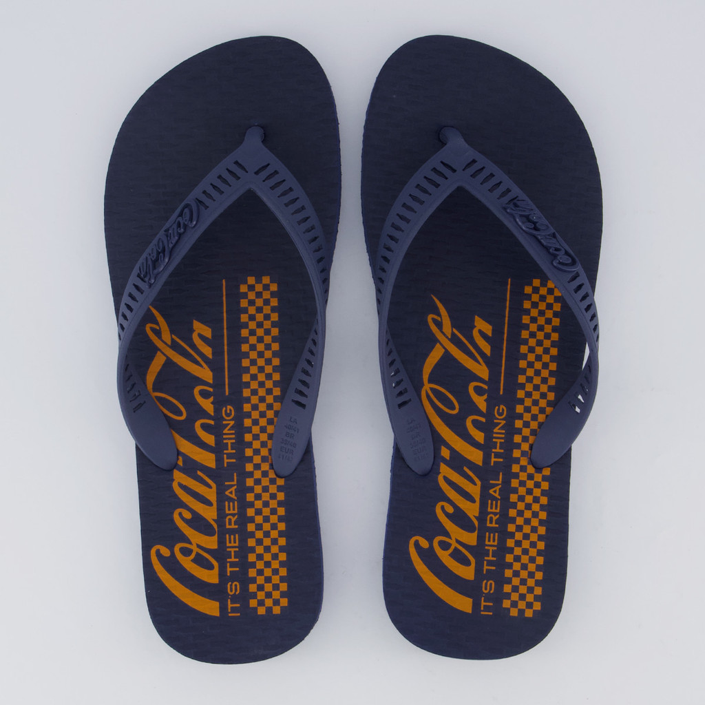 Chinelo Coca Cola Grid Marinho em Oferta na Shopee