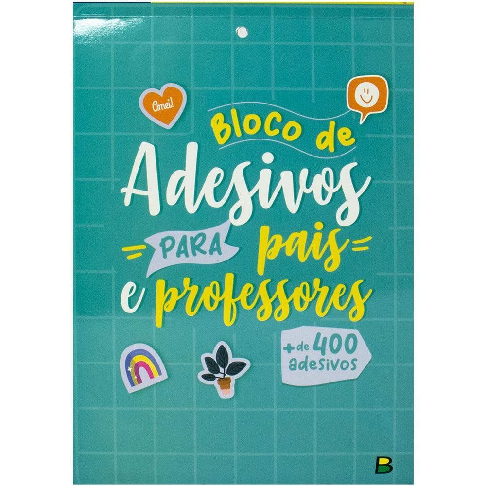 Bloco de Adesivos para Pais e Professores Verde | Brochura