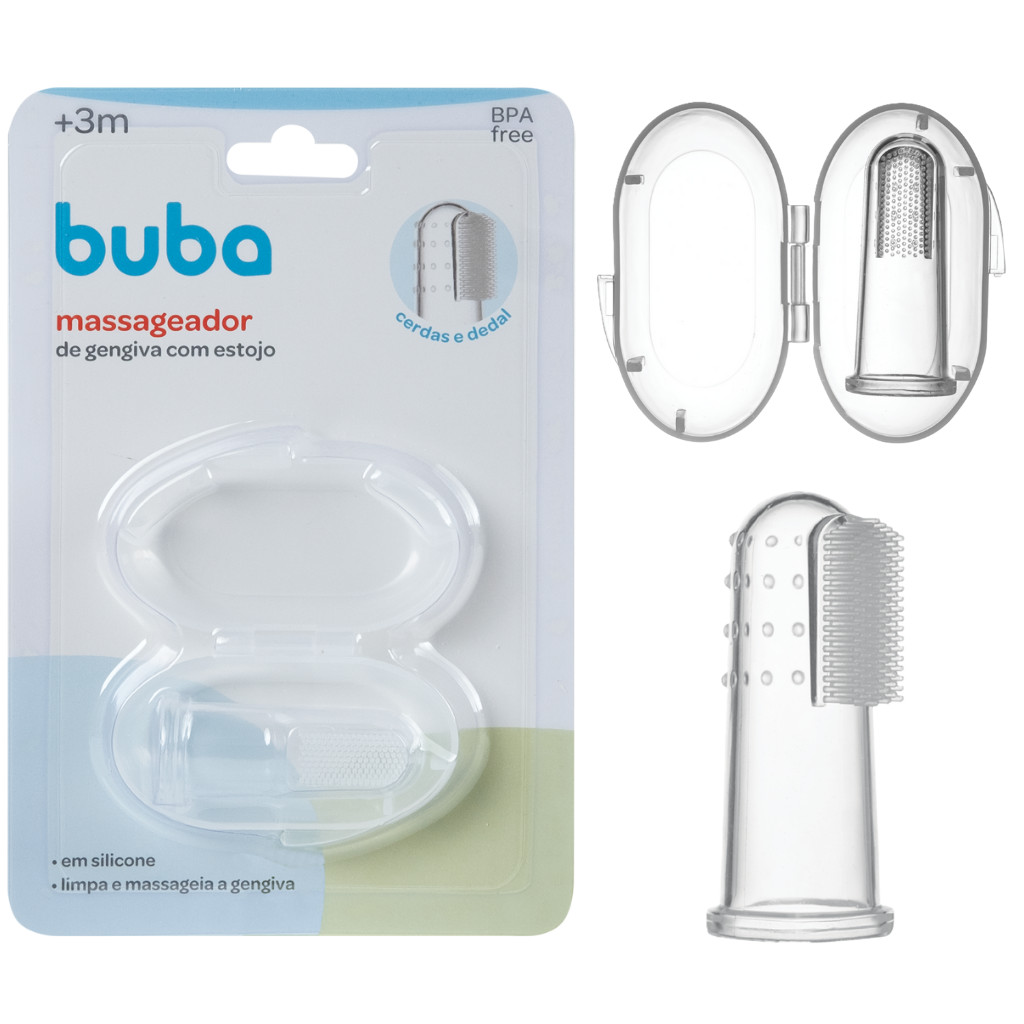 Massageador de Gengiva com Estojo Buba