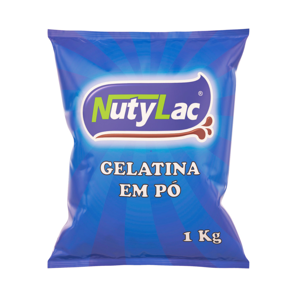 Gelatina em pó 1 Kg - 100% Pura - Sem sabor  - Nutylac em Oferta na Shopee