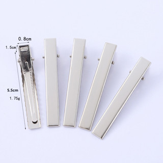 Bico de Pato com Dentinho 50/100/200 Peças Banho Zamac Ouro/Prata 5,5 Cmm Presilha Jacaré Grampo em Oferta na Shopee