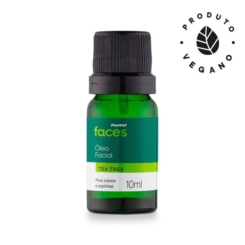Óleo Facial Para Cravos E Espinhas Panvel Faces Tea Tree Peles Mistas A Oleosas 10ml em Oferta na Shopee