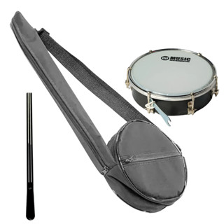 Tamborim Phx 06 Abs Pele Leitosa + Baqueta Tripla + Bag em Oferta na Shopee