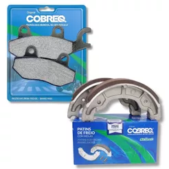 Pastilha e Lona de Freio Fazer 250 2005-2015 Cobreq