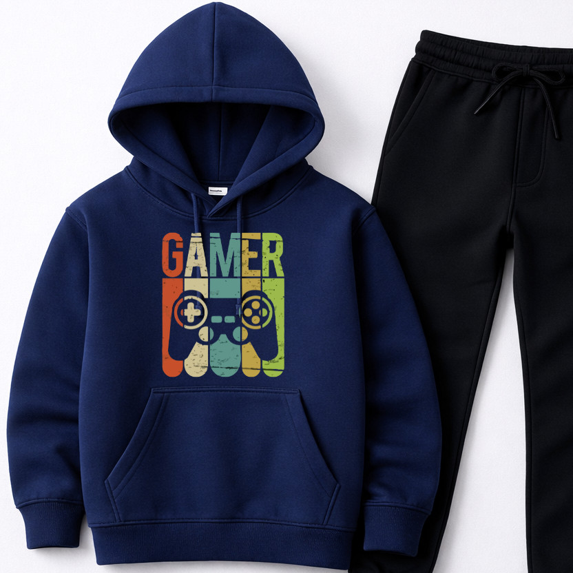 Conjunto Moletom Infantil Juvenil PREMIUM Estampado Gamer Jogo Menino e Menina Tecido Confortável Quentinho Molekada