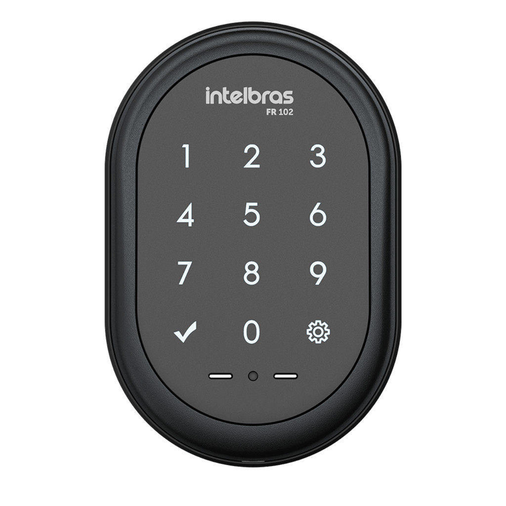 Fechadura Digital Eletrônica de Sobrepor FR 102 Intelbras - Preto