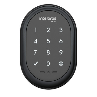 Fechadura Digital Eletrônica de Sobrepor FR 102 Intelbras - Preto