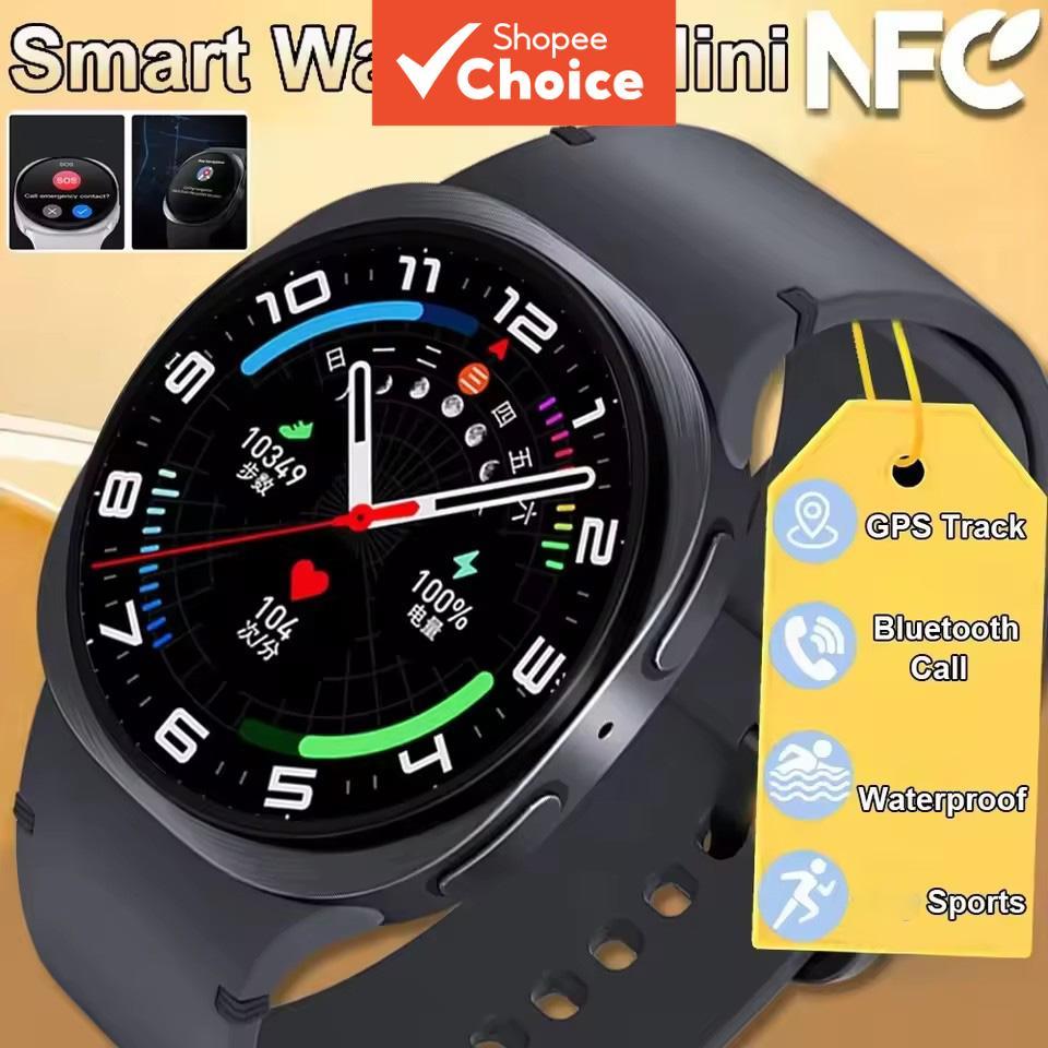 Relógio Inteligente GPS, Smartwatch para Esportes com Monitor Cardíaco, Bluetooth, Chamada, NFC, À Prova D'Água IP68,