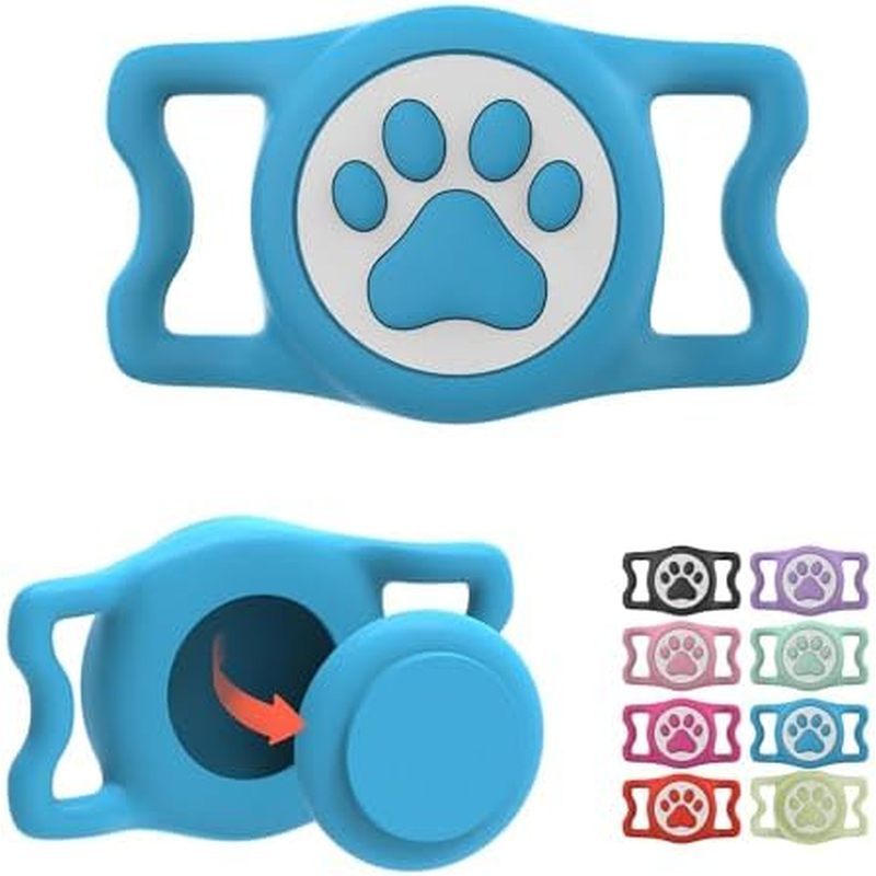 Suporte De Coleira De Cachorro Airtag À Prova D'água Para Apple Air Tag , Silico