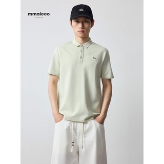 Momaike roupas masculinas Gaozhi Commuter Casual camisa polo masculina 2026 verão novo estilo dos desenhos animados em r