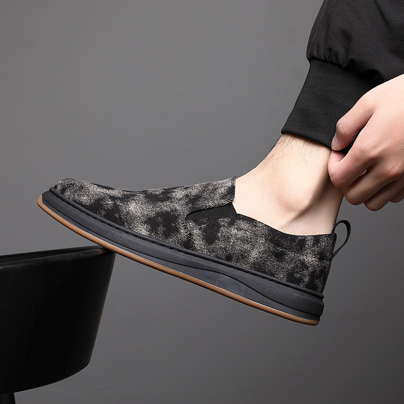 Sapatos de pano sapatos masculinos primavera verão novo estilo masculino baixo-Top respirável sapatos casuais versão cor