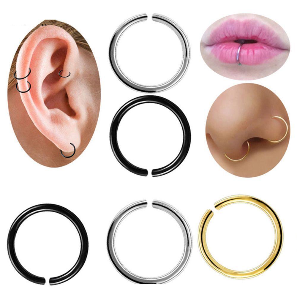 SHIGONG Piercing Corporal Minúsculo Feminino Masculino Anel Labial Orelha Argola Helix Tragus Acessórios De Moda