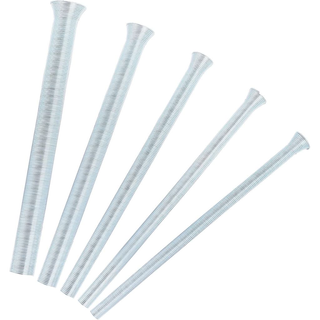 Kit de Curvadores de Tubos com Mola para Tubos de Diâmetro Externo Conjunto de Curvadores de Tubos de 1/4", 5/16", 3/8",