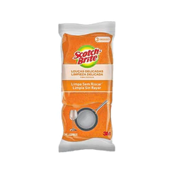 Esponja Laranja Não Risca Scotch-Brite