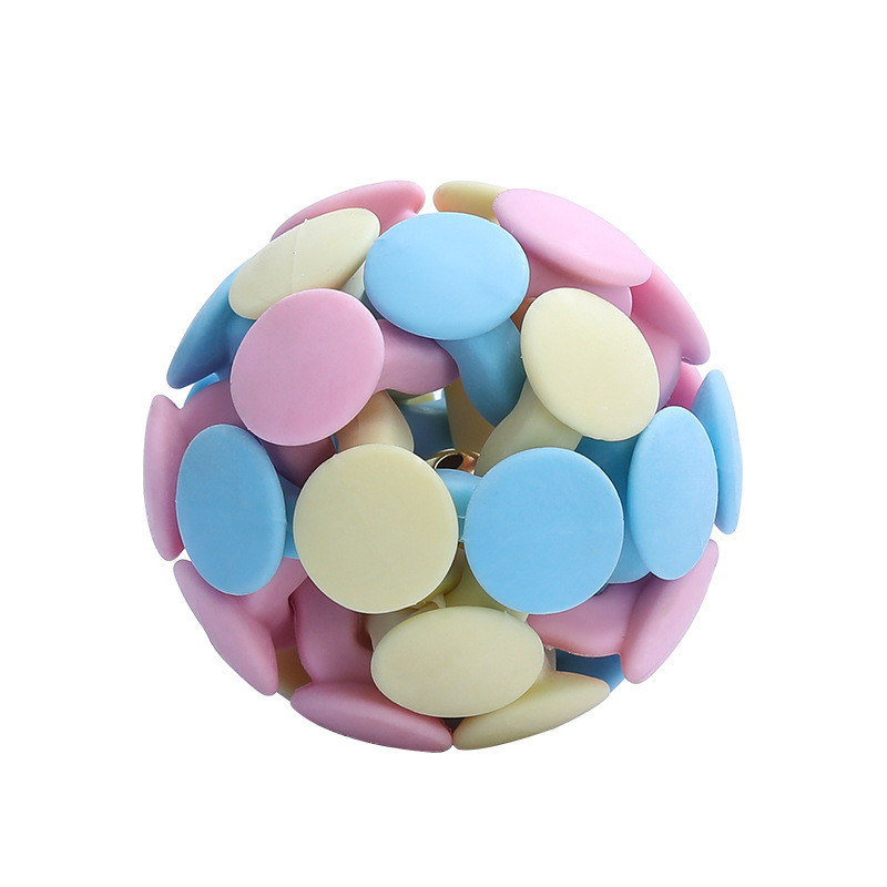 Brinquedo de quebra-cabeçtecido para cavalo e gato, acessórios com sino, brinquedo de bola, brinquedo para animais de