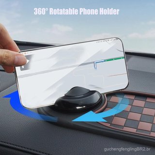 Tapete Antiderrapante Multifuncional para Carro, Suporte Multifuncional para Celular no Painel do Carro com Teclado para