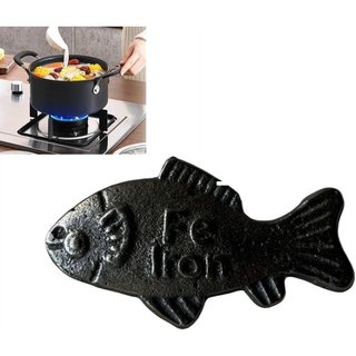 Panela de ferro fundido para peixe, gaiola de fundido para pássaros, adição de ferro natural à comida e água, ferr